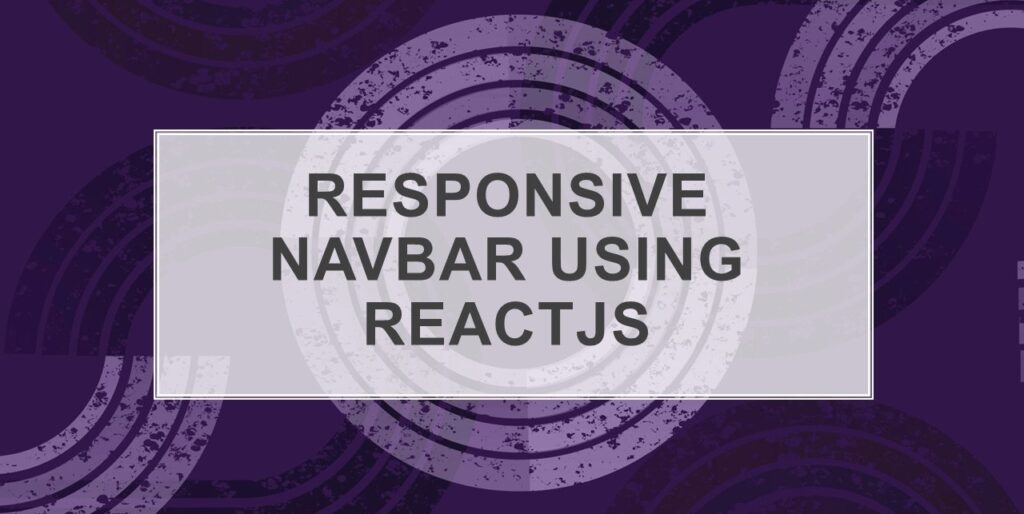 Responsive navbar using react